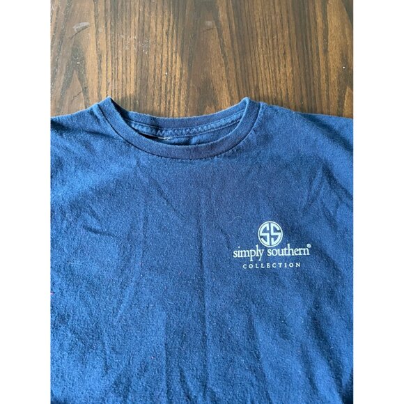 Simply Southern Blue Salt Water Heals All Long Sleeve T-Shirt Small - Picture 3 of 8